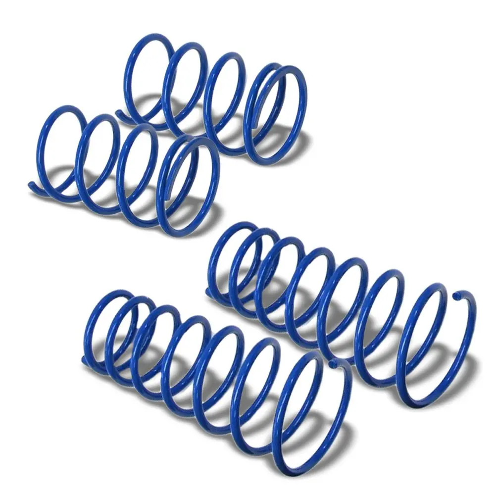Manzo Blue Street-Version Coil Lowering Springs Kit For 99-05 Golf Jetta L4 Mk4 1