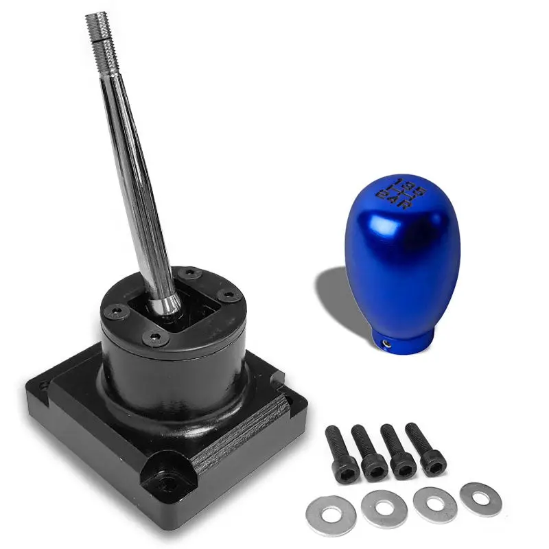 Megan Short Shifter+Blue Type-R/Black 5-Speed Knob For 93-95 Mazda Rx-7 Fd35 Mt 1