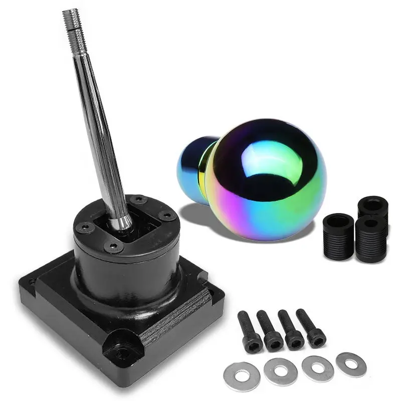 Megan Short Throw Shifter+Iridium Round/ Shift Knob For 93-95 Mazda Rx-7 Fd35 Mt 1