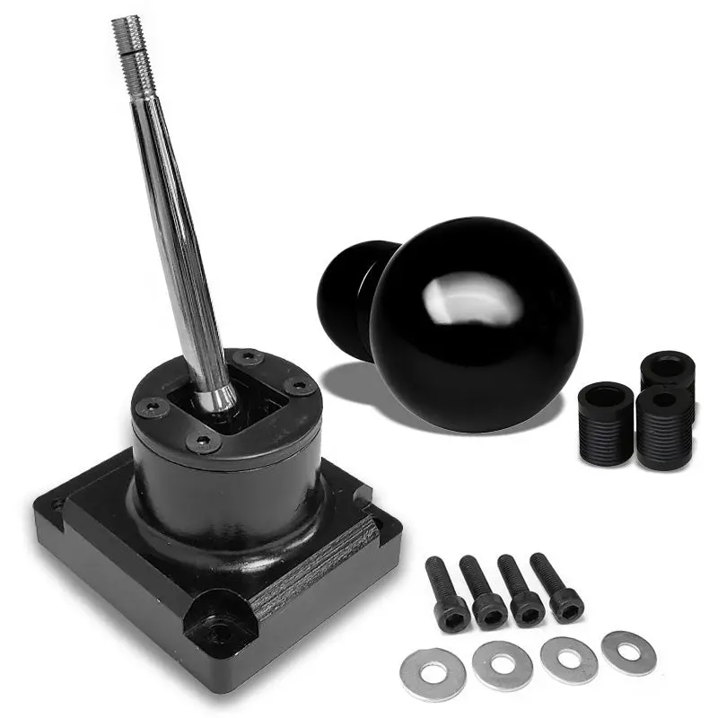 Megan Short Throw Shifter+Black Round/ Shift Knob For 93-95 Mazda Rx-7 Fd35 Mt 1