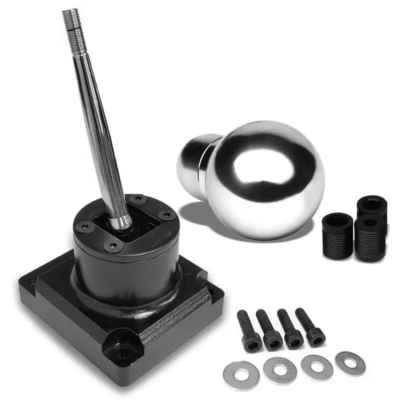 Megan Short Throw Shifter+Chrome Round/ Shift Knob For 93-95 Mazda Rx-7 Fd35 Mt 1