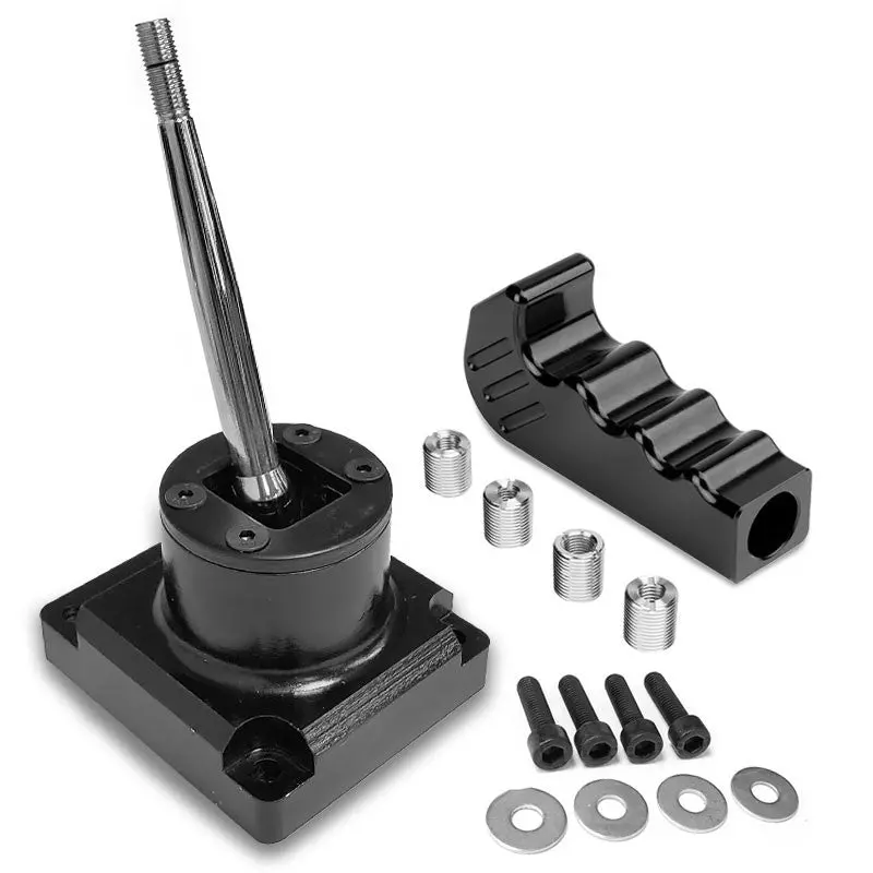 Megan Short Throw Shifter+Black Pistol Grip/ Knob For 93-95 Mazda Rx-7 Fd35 Mt 1