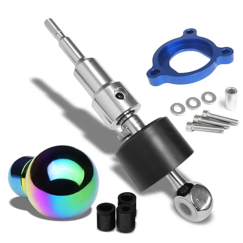 Megan Short Throw Shifter+Iridium Round Shift Knob For 03-08 Nissan 350Z Z33 Mt 1