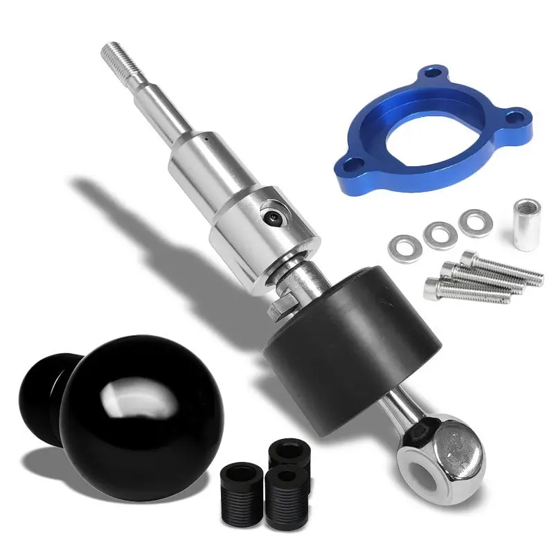 Megan Short Throw Shifter+Black Round Shift Knob For 03-08 Nissan 350Z Z33 Mt 1
