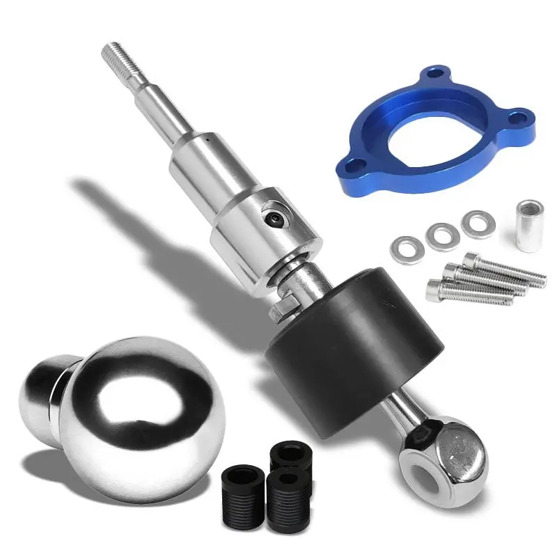 Megan Short Throw Shifter+Chrome Round Shift Knob For 03-08 Nissan 350Z Z33 Mt 1