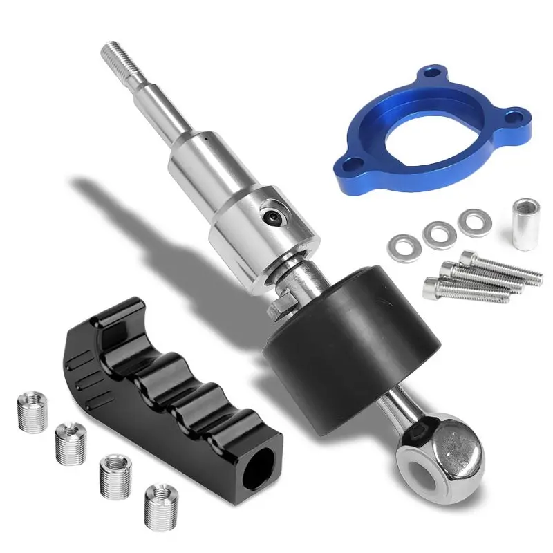 Megan Short Throw Shifter+Black Pistol Grip Knob For 03-08 Nissan 350Z Z33 Mt 1