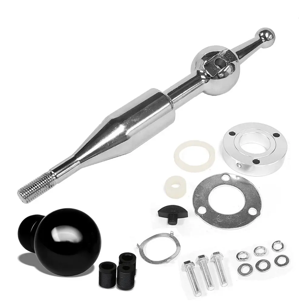 Manzo Short Throw Shifter+Black Clear Pattern Ball Shift Knob For 90-97 Mazda Miata Mx-5 1