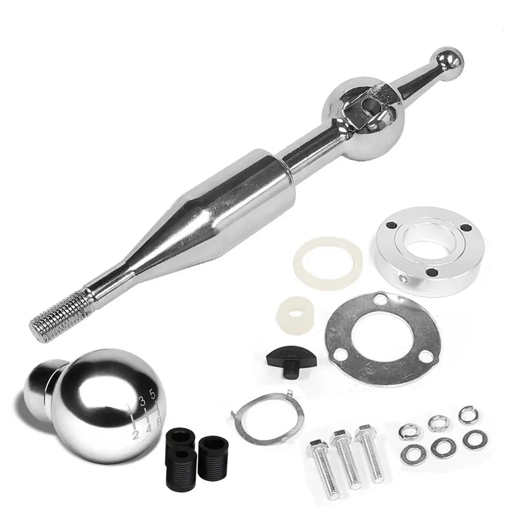 Manzo Short Throw Shifter+Chrome Ball W/Pattern Shift Knob For 90-97 Miata Mx-5 1
