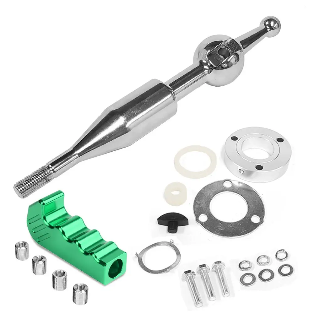 Manzo Short Throw Shifter+Green Pistol Grip Shift Knob For 90-97 Miata Mx-5 1