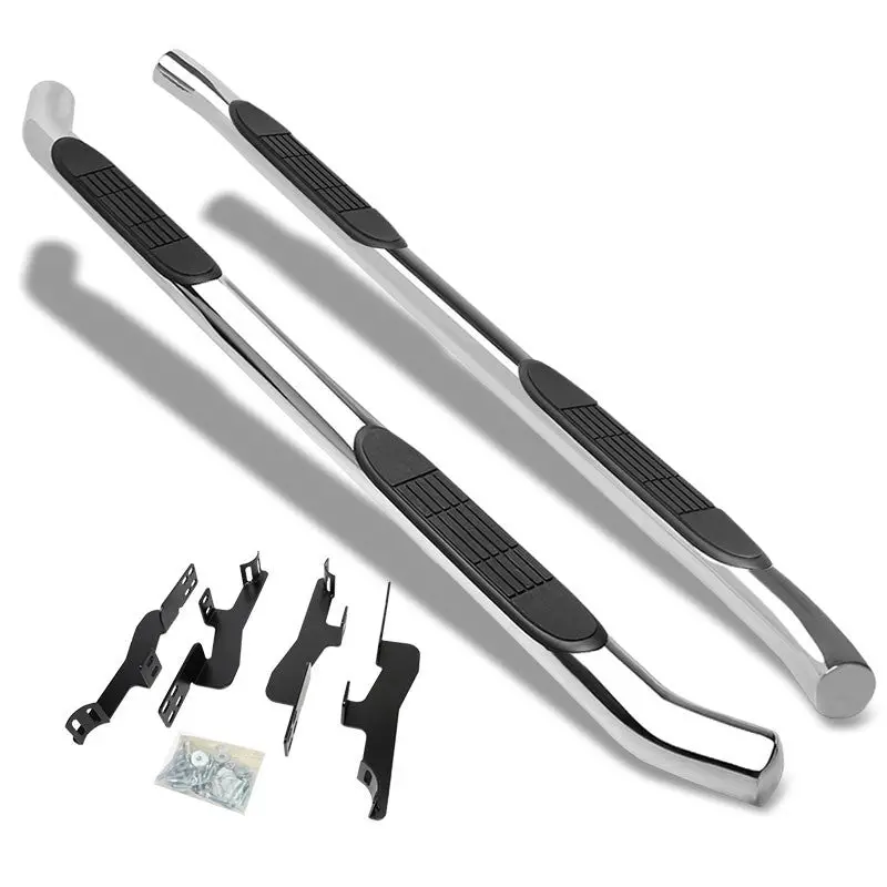 (Curved End Metal) Running Board Nerf Bar For 01-06 Acura Mdx (Yd1)/03-08 Honda Pilot (Yf1/2) 1