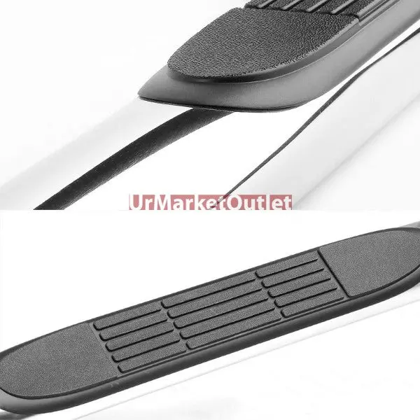 (Curved End Metal) Running Board Nerf Bar For 13-20 Nissan Pathfinder (R52 4Th Gen) 1