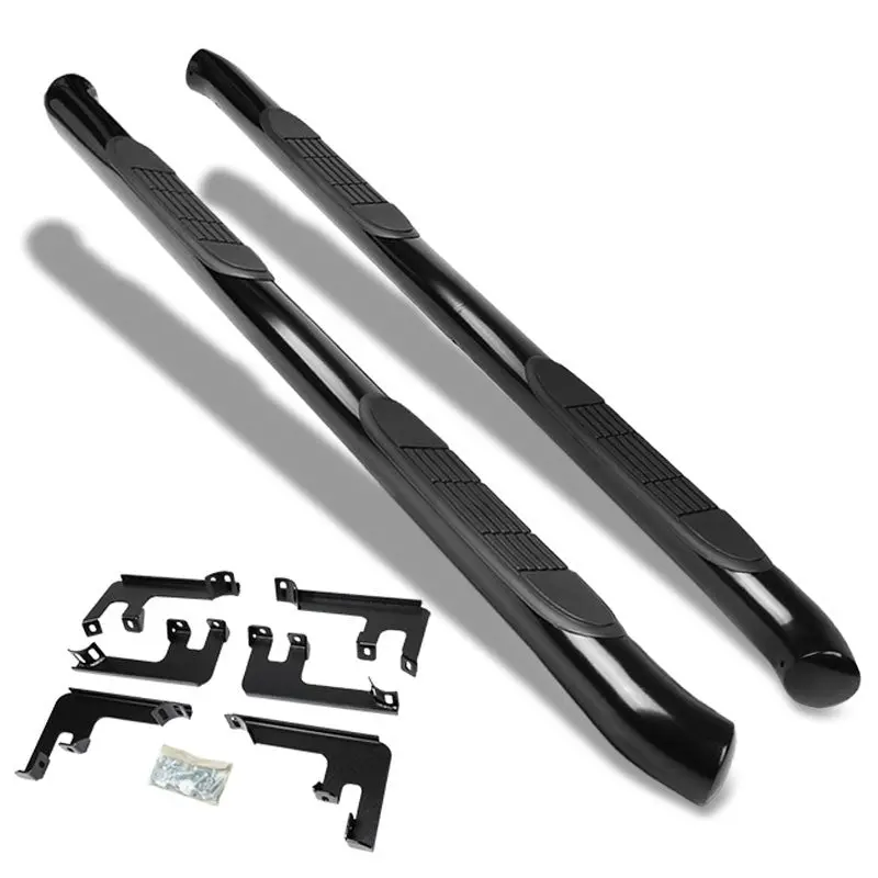 (Curved End Black) Running Board Nerf Bar For 16-22 Honda Pilot (Yf5/6 3Rd Gen) 1