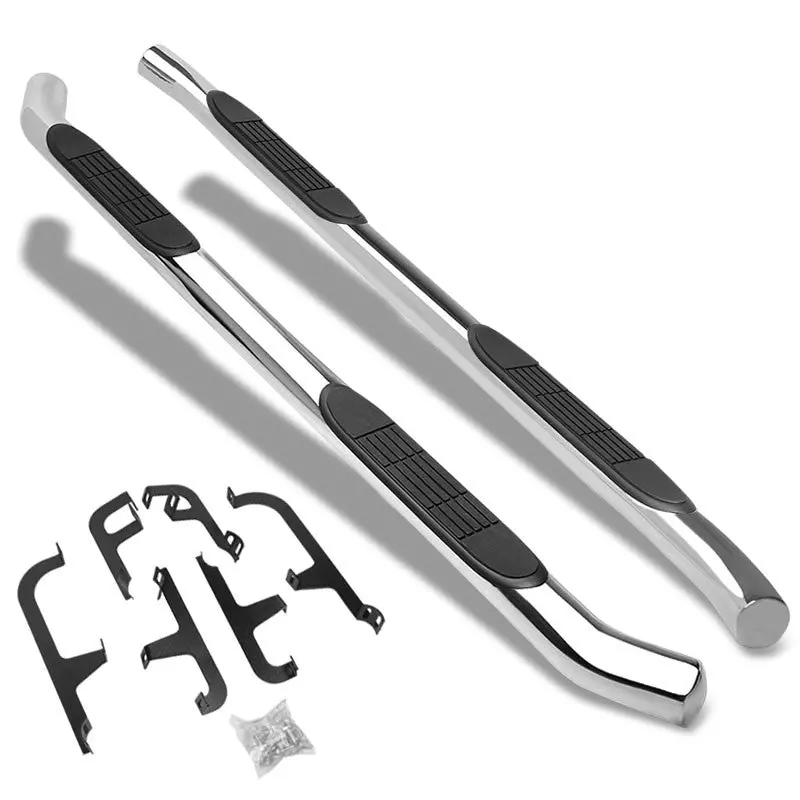 (Curved End Metal) Running Board Nerf Bar For 18+ Volkswagen Atlas (Ca1 1St Gen) 1