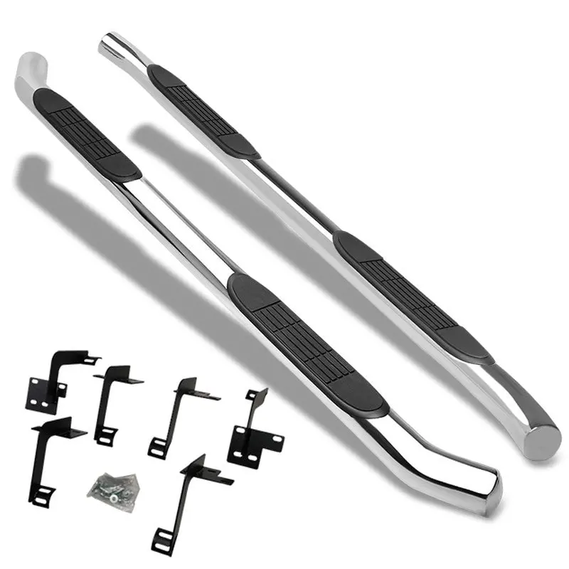 (Curved End Metal) Running Board Nerf Bar For 19+ Ram 1500 (Dt 5Th Gen) [Crew Cab] 1