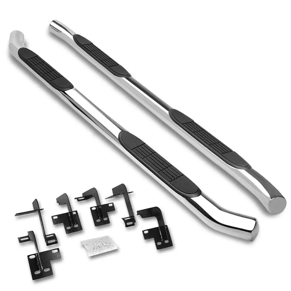 (Curved End Metal) Running Board Nerf Bar For 19+ Ram 1500 (Dt 5Th Gen) [Extended Cab] 1