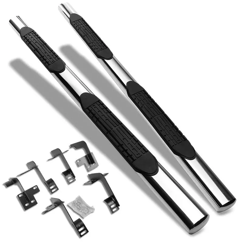 (Straight Design Metal) Running Board Nerf Bar For 19+ Ram 1500 (Dt 5Th Gen) [Crew Cab] 1