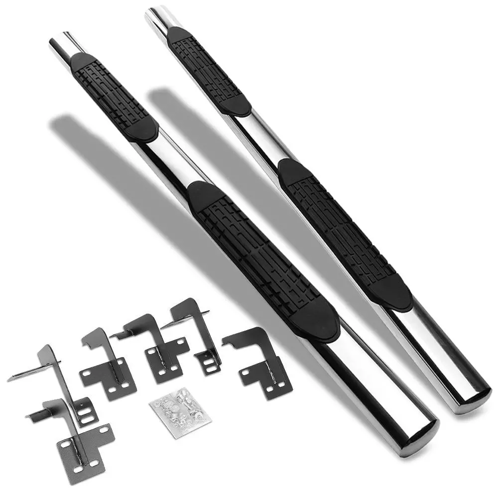 (Straight Design Metal) Running Board Nerf Bar For 19+ Ram 1500 (Dt 5Th Gen) [Extended Cab] 1