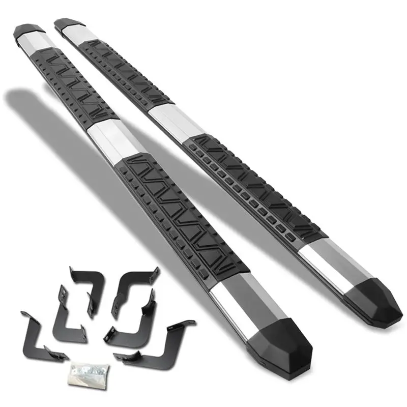 (Extruded Trapezoid Metal) Running Board Nerf Bar For 07-21 Toyota Tundra (Xk50 2Nd Gen) [Crew Cab] 1