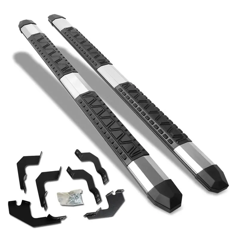 (Extruded Trapezoid Metal) Running Board Nerf Bar For 05-22 Toyota Tacoma [Extended Cab] 1