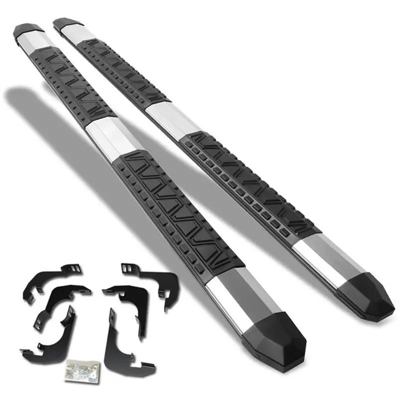 (Extruded Trapezoid Metal) Running Board Nerf Bar For 15+ Chevrolet Colorado (Rg)/15+ Gmc Canyon (Rg) [Crew Cab] 1