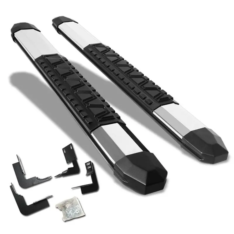 (Extruded Trapezoid Metal) Running Board Nerf Bar For 99-16 Ford F-250/350/450/550 Super Duty (Phn131) [Standard Cab] 1