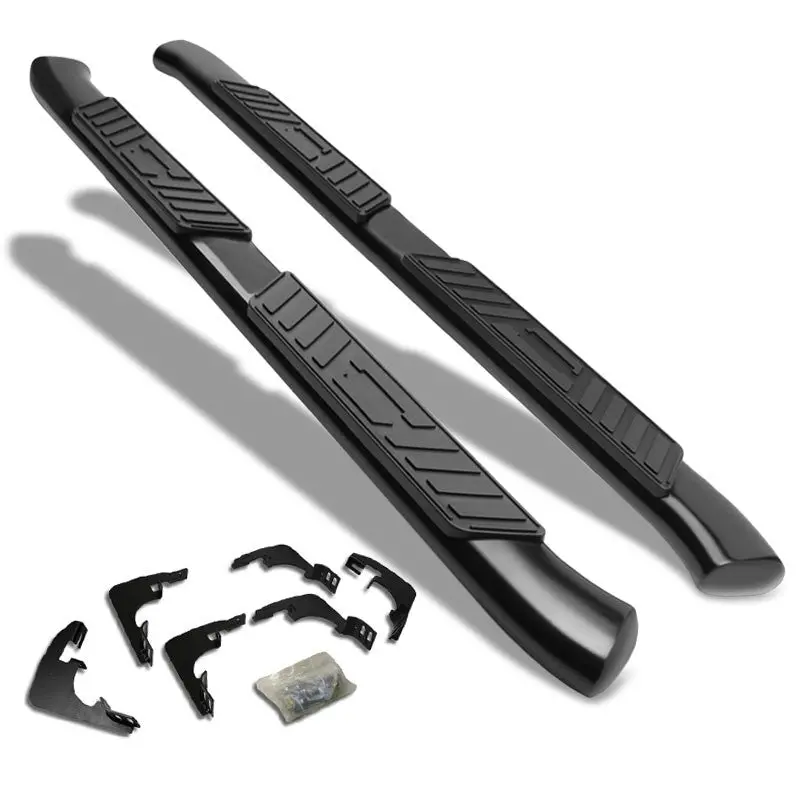 (Oval Tubular Black) Running Board Nerf Bar For 15+ Chevrolet Colorado (Rg)/15+ Gmc Canyon (Rg) [Extended Cab] 1