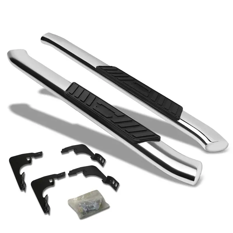(Oval Tubular Metal) Running Board Nerf Bar For 99-19 Silverado/Sierra [Standard Cab] 1