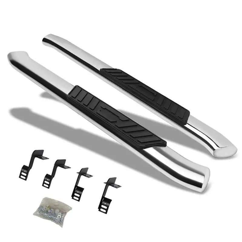 (Oval Tubular Metal) Running Board Nerf Bar For 99-16 Ford F-250/350/450/550 Super Duty (Phn131) [Standard Cab] 1