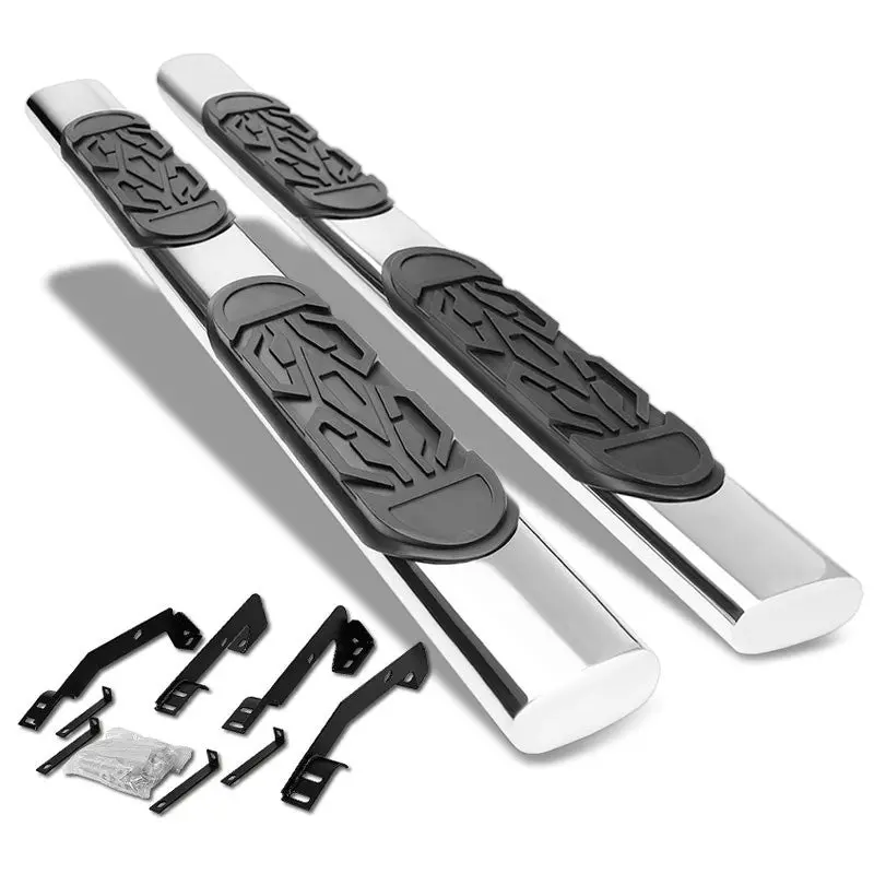 (Straight Oval Tubular Metal) Running Board Nerf Bar For 98-01 Dodge Ram 1500/98-02 2500 3500 [Extended Cab] 1