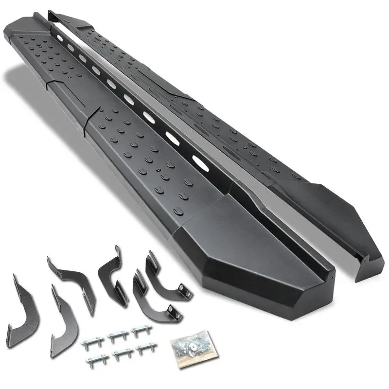 (Industrial Black) Running Board Nerf Bar For 07-21 Toyota Tundra (Xk50 2Nd Gen) [Crew Cab] 1