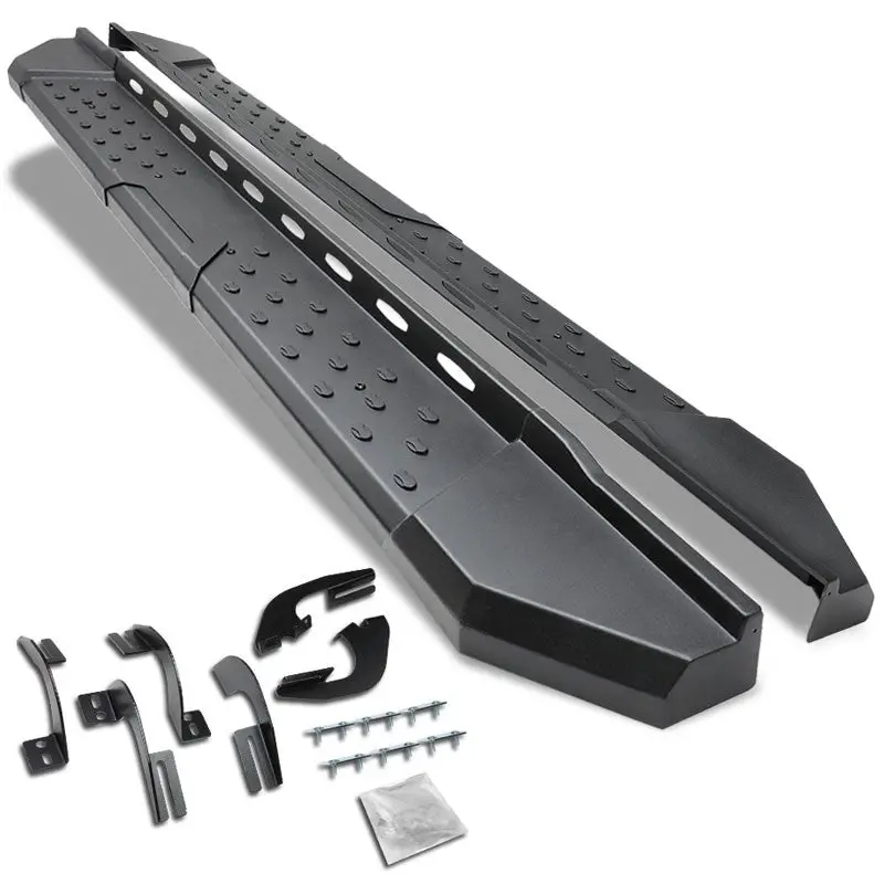 (Industrial Black) Running Board Nerf Bar For 05-22 Toyota Tacoma [Crew Cab] 1
