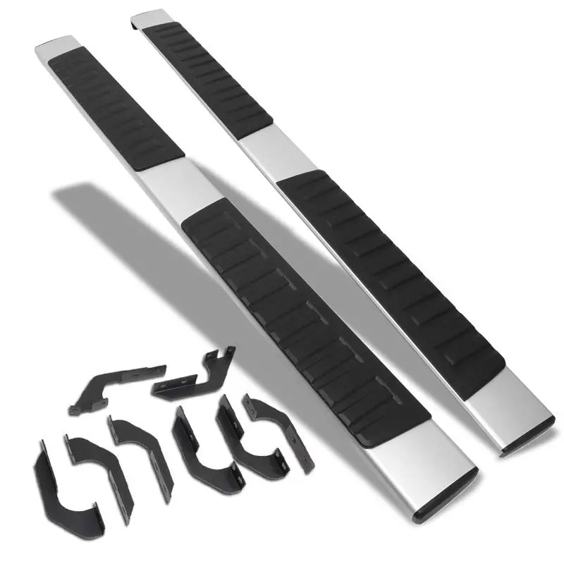 (Flat Board Metal) Running Board Nerf Bar For 07-21 Toyota Tundra (Xk50 2Nd Gen) [Crew Cab] 1