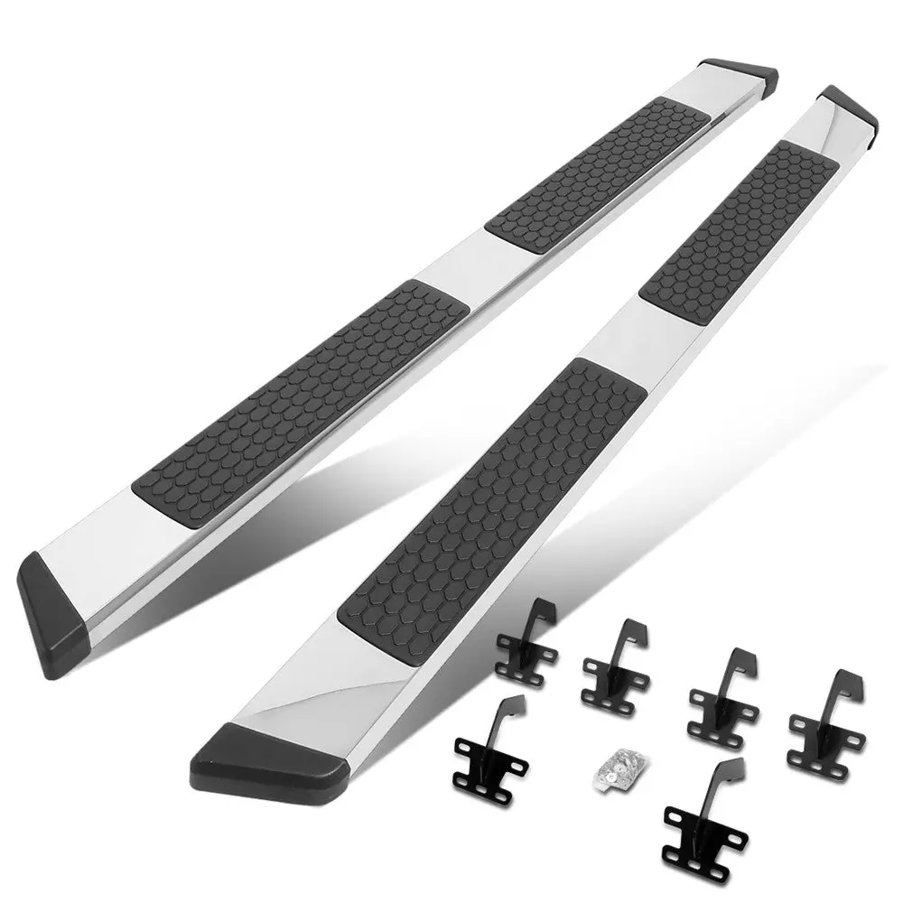 (Flat Honeycomb 2 Pad Metal) Running Board Nerf Bar For 19+ Ram 1500 (Dt 5Th Gen) [Crew Cab] 1