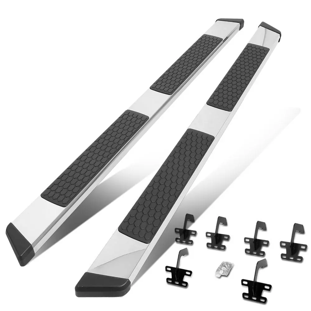 (Flat Honeycomb 2 Pad Metal) Running Board Nerf Bar For 19+ Ram 1500 (Dt 5Th Gen) [Extended Cab] 1