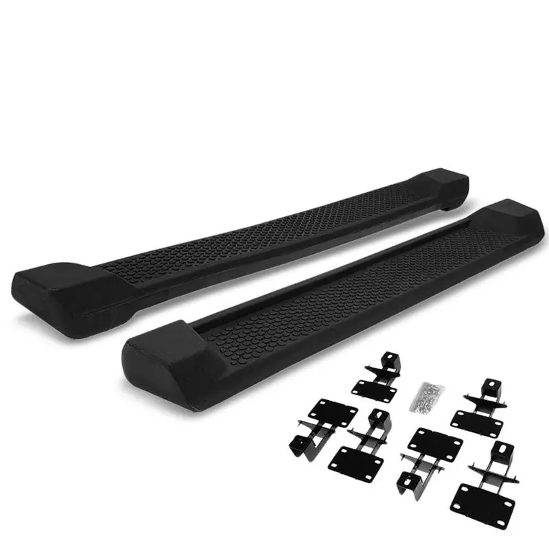 (Oe Style Black) Running Board Nerf Bar For 18+ Jeep Wrangler 4Dr Unlimited Jl 1