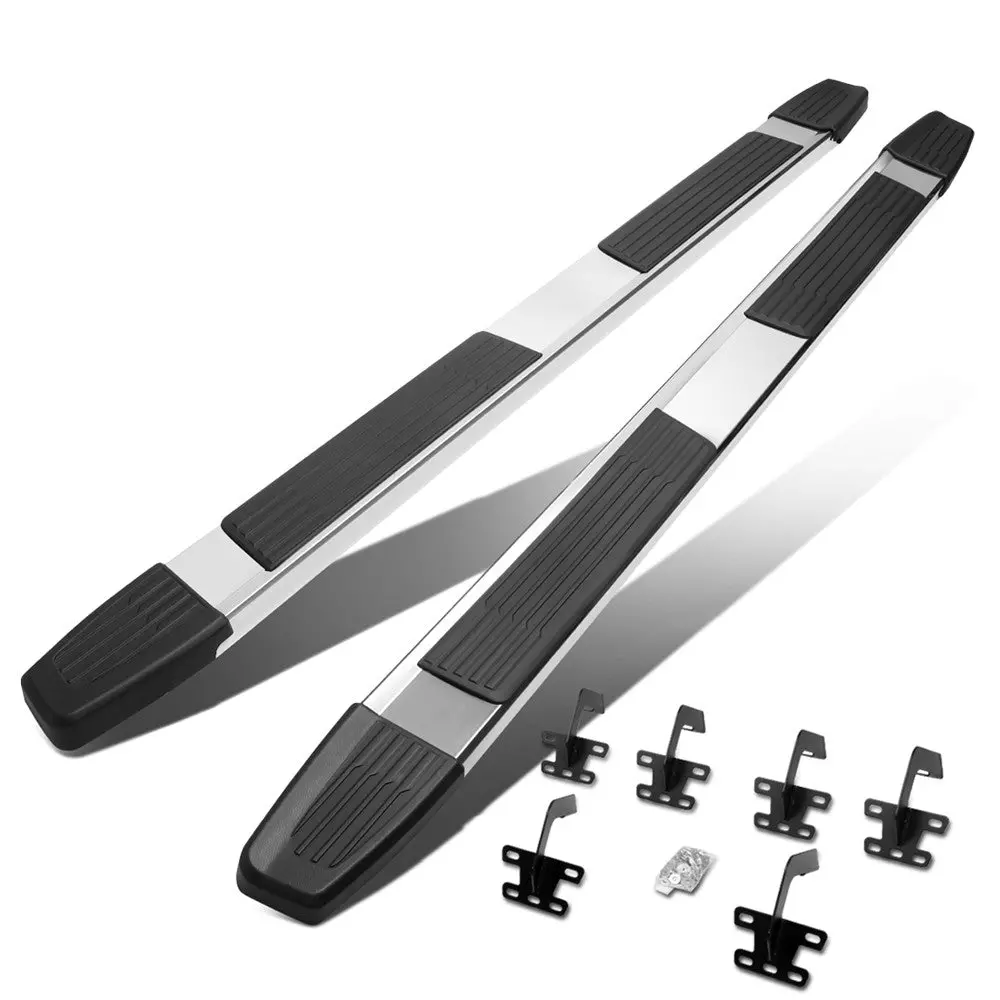 (Flat Step/5.25 Cap T2 Metal) Running Board Nerf Bar For 19+ Ram 1500 (Dt 5Th Gen) [Crew Cab] 1