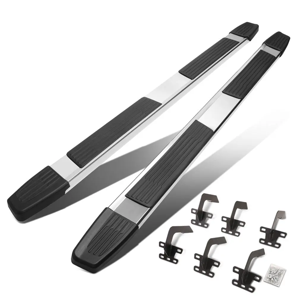 (Flat Step/5.25 Cap Metal) V2 Running Board Nerf Bar For 19+ Ram 1500 (Dt 5Th Gen) [Extended Cab] 1