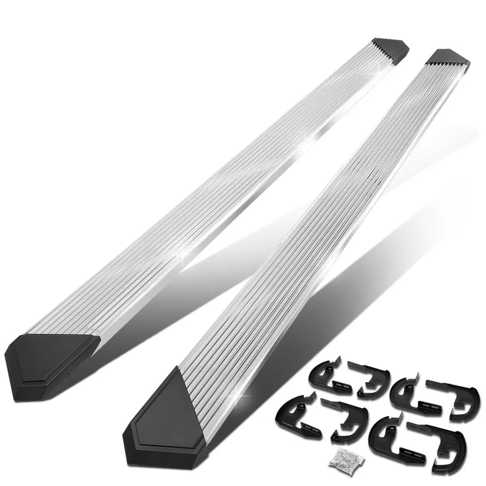 (Pleated Metal) Running Board Nerf Bar For 04-14 Ford F-150 (P221 11Th, P415 12Th Gen) [Crew Cab] 1