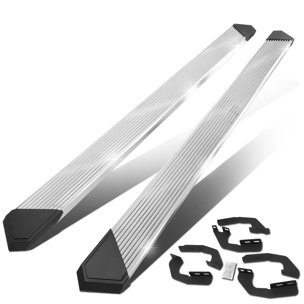 (Pleated Metal) Running Board Nerf Bar For 05-22 Toyota Tacoma [Crew Cab] 1