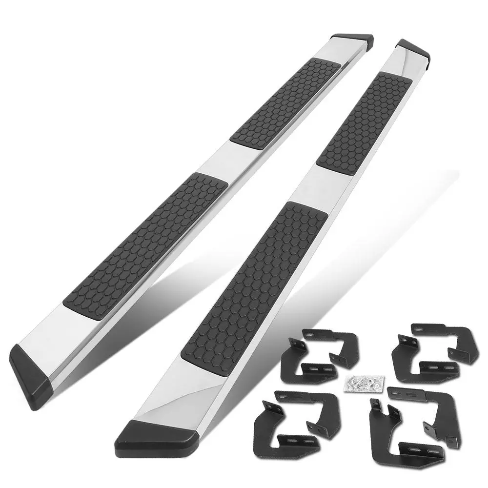 (Flat Honeycomb 2 Pad Metal) Running Board Nerf Bar For 07-21 Toyota Tundra (Xk50 2Nd Gen) [Crew Cab] 1