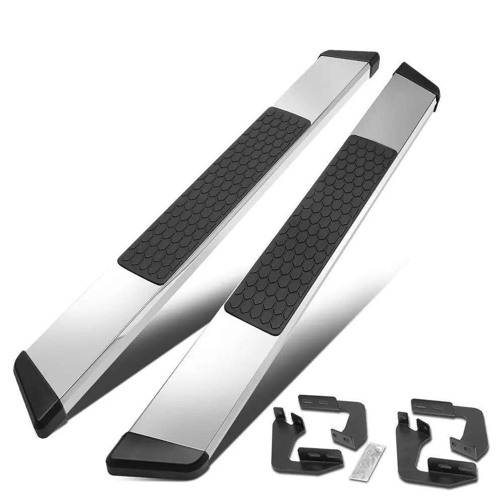 (Flat Honeycomb Slant Pad Metal) Running Board Nerf Bar For 07-17 Toyota Tundra (Xk50 2Nd Gen) [Standard Cab] 1