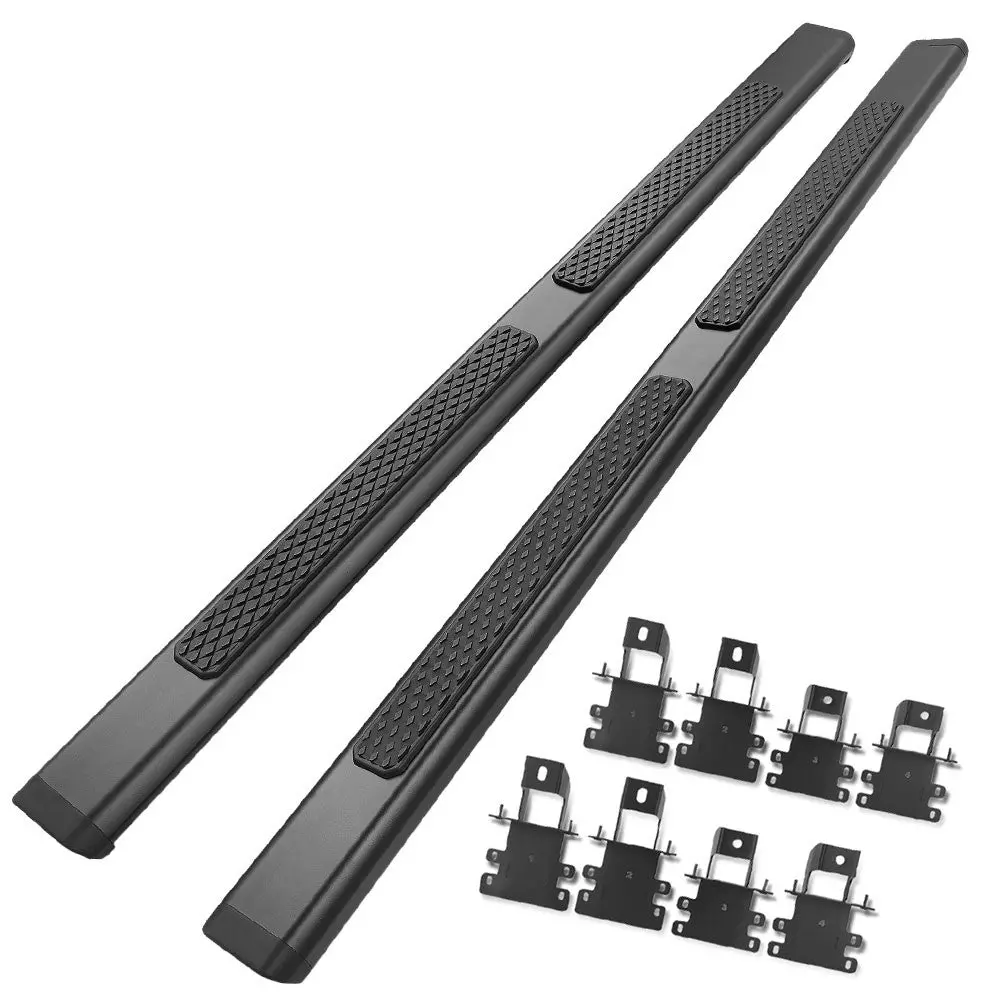 Rocker Panel Mount Style 6" Wide Tubular Running Boards Step Nerf Bar For 20+ Jeep Gladiator (Jt) 1