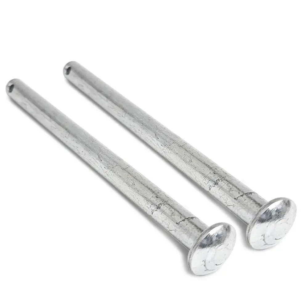 2X Pro-Fit Swh-Gd02 Gda Style Hinge Pin With End Hole R44573 5" L, 3/8" Dia 1