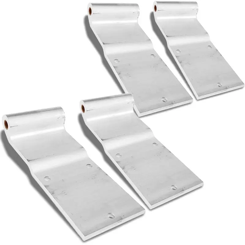 4X Hyundai Style 3-Hole Hinge 4.00" X 9.6875" Door Hinge Semi Truck Trailer 1