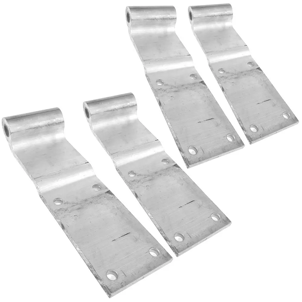 4X Hyundai Style 4-Hole Narrow W/Bushing 3" X 9-7/8" Door Hinge Truck Trailer 1