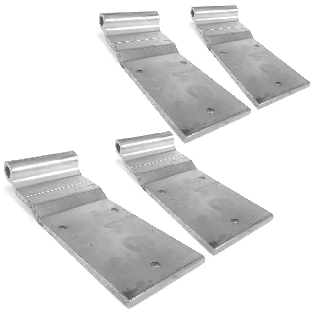 4X Monon Style 3-Hole W/Bushing 4" X 9-7/8" Door Hinge Semi Truck Trailer Cargo 1