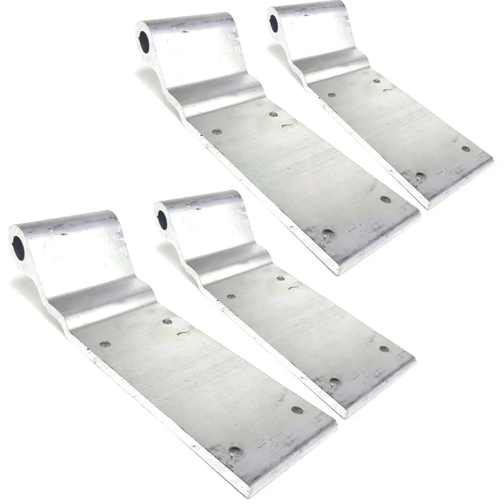 4X Trailmobile Style 4-Hole 2-7/8" X 9-1/8" Door Hinge Semi Truck Trailer Cargo 1