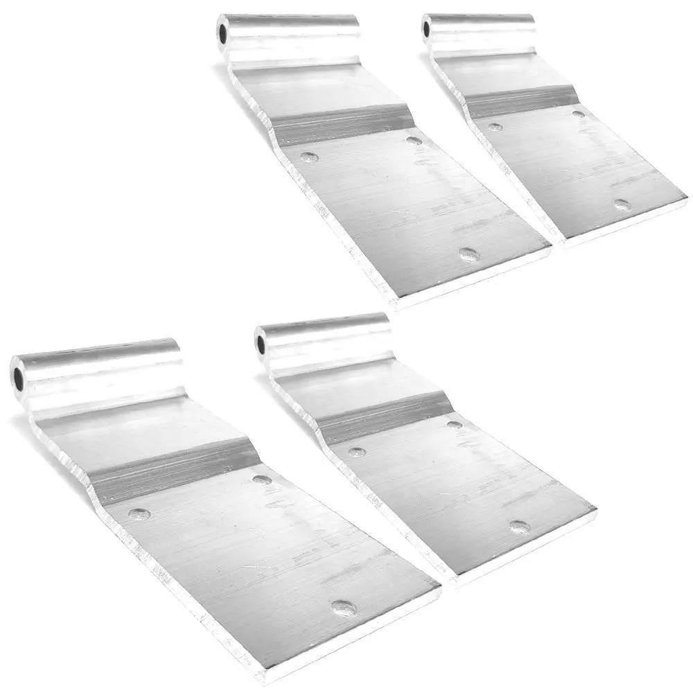 4X Utility Style 3-Hole Hinge 4.00" X 9.50" Door Hinge Utility Truck Trailer 1