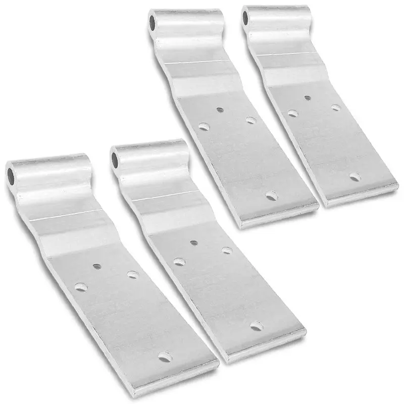 4X Vanguard Style 3-Hole Hinge 3.00" X 9.8125" Door Hinge Semi Truck Trailer Van 1