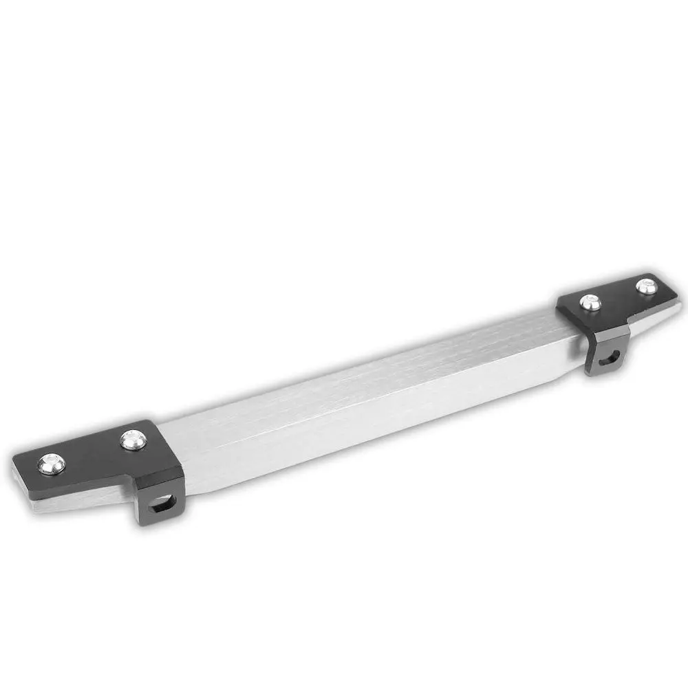 T6061 Aluminum Anodized Silver Rear Lower Subframe Brace Tie Bar For 96-00 Civic 1